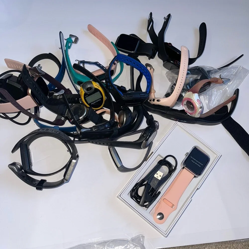 Huge Lot Of Various Smart, Fitbit, Polar Sports Health Watches Not Tested